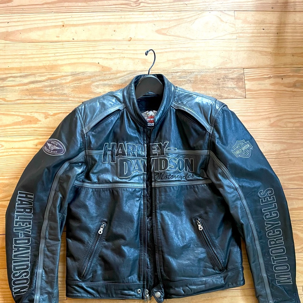 Genuine leather Harley Davidson riding jacket